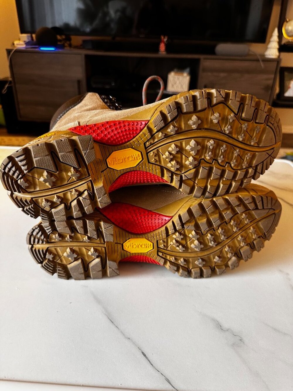 Coach City Hiker Hybrid Tan Brown 9.5 Boots - Gucci Versace Timberland Chukka - Picture 5 of 6